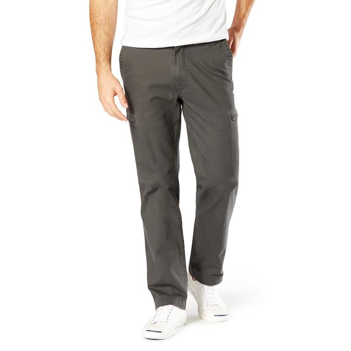 Men's Dockers&reg; Classic Fit Utility Cargo Pant - D3, Size: 36x34, Lt Green
