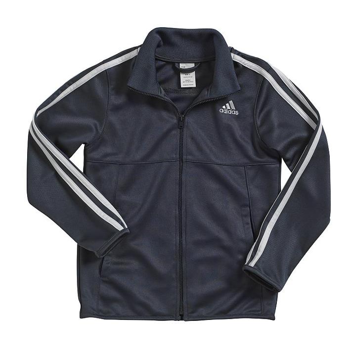Boys 4-7x Adidas Climalite Jacket, Boy's, Size: 5, Dark Grey