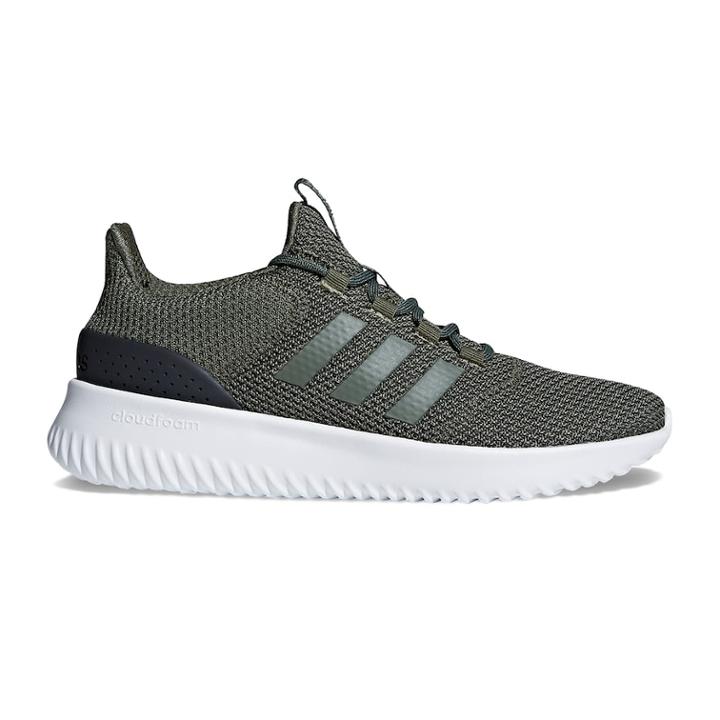 Adidas Neo Cloudfoam Ultimate Men's Sneakers, Size: 7.5, Green