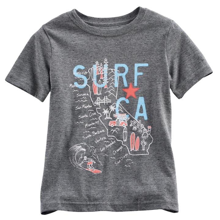 Boys 4-10 Sonoma Goods For Life&trade; Graphic Tee, Size: 7x, Med Grey