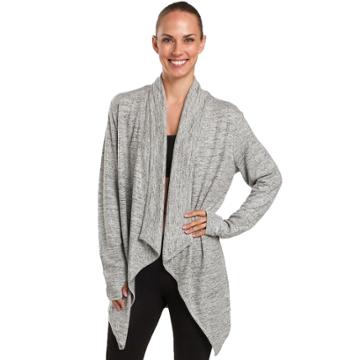 Women's Jockey Sport Weekender Wrap Cardigan, Size: Large, Natural