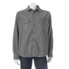 Men's Woolrich Flannel-lined Shirt Jacket, Size: Medium, Blue (navy)