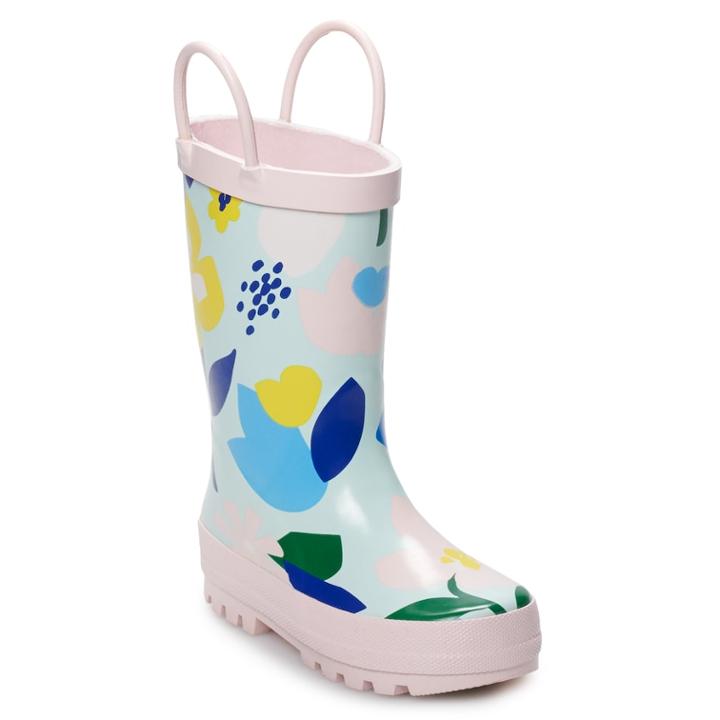 Carter's Britle Toddler Girls' Waterproof Rain Boots, Size: 8 T, Blue