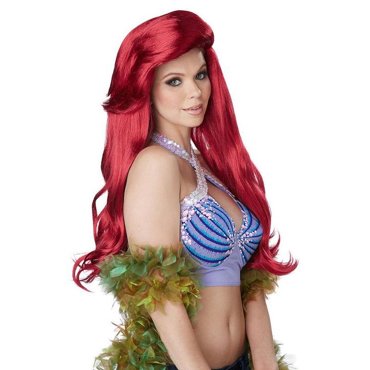 Adult Red Costume Wig, Multicolor