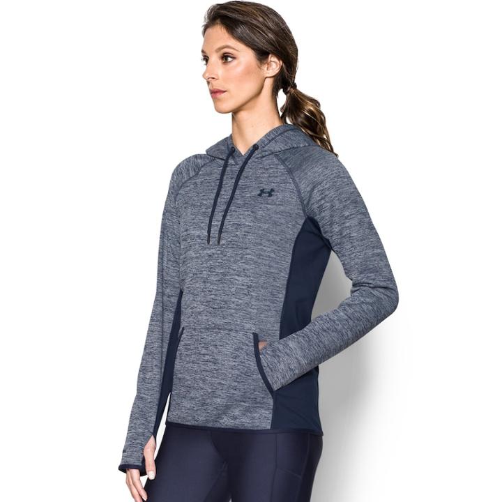 Women's Under Armour Fleece Hoodie, Size: Small, Blue (navy)