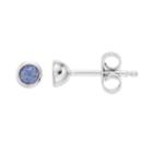Boston Bay Diamonds Sterling Silver Lab-created Alexandrite Stud Earrings, Women's, Purple