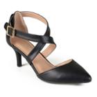 Journee Collection Riva Women's High Heels, Size: Medium (7.5), Black
