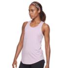 Women's Tek Gear&reg; Cross-back Tank, Size: Large, Med Purple