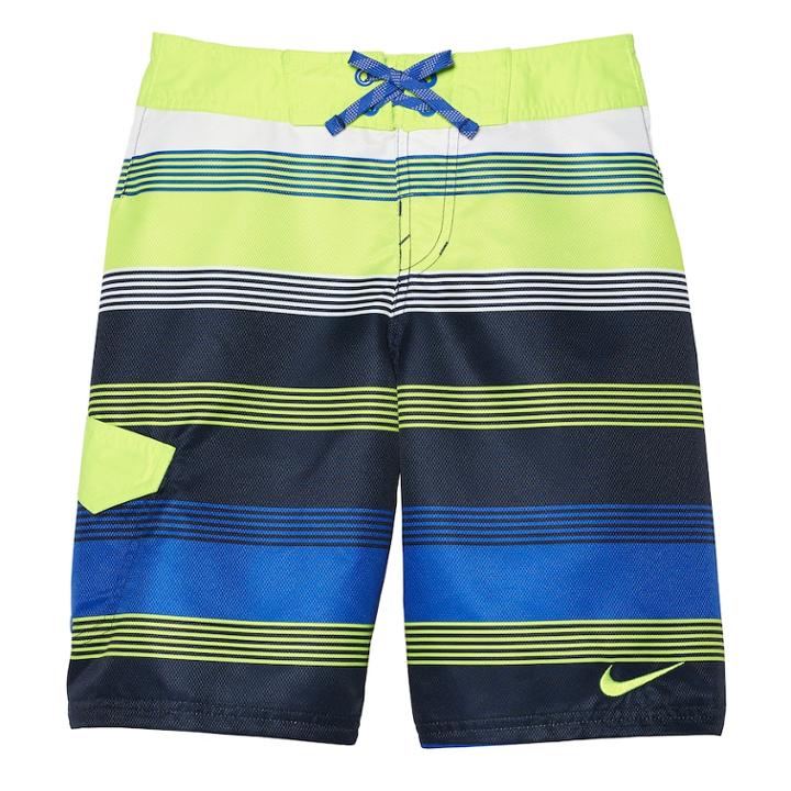 Boys 8-20 Nike Lane Drift Boardshorts, Size: Small, Brt Yellow