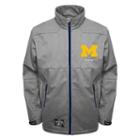 Men's Franchise Club Michigan Wolverines Tech Fleece Softshell Jacket, Size: Medium, Grey