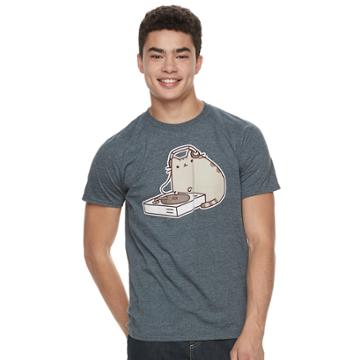 Men's Pusheen Tee, Size: Xl, Grey (charcoal)