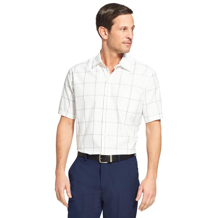 Men's Van Heusen Air Classic-fit Button-down Shirt, Size: Xxl, White
