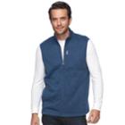 Men's Croft & Barrow&reg; Classic-fit Outdoor Fleece Vest, Size: Large, Blue