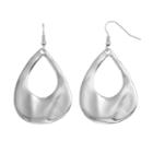 Apt. 9&reg; Nickel Free Hammered Cutout Teardrop Earrings, Women's, Silver