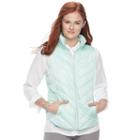 Juniors' So&reg; Puffer Vest, Teens, Size: Xl, Lt Green