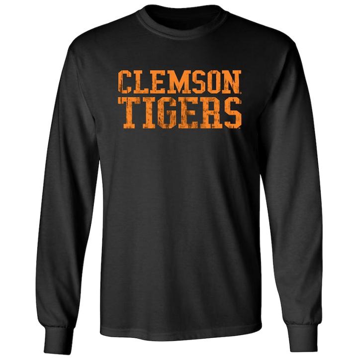 Men's Clemson Tigers Side By Side Tee, Size: Medium, Black