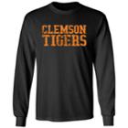 Men's Clemson Tigers Side By Side Tee, Size: Medium, Black