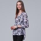 Women's Simply Vera Vera Wang Pintuck Peasant Top, Size: Large, Natural