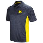 Men's Colosseum Michigan Wolverines Wedge Polo, Size: Large, Oxford