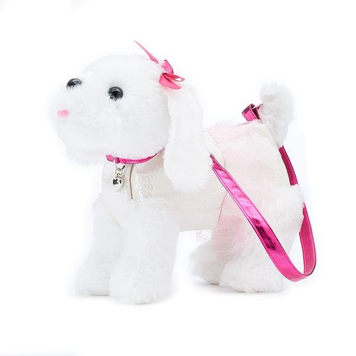 Girls Sparkly Cockapoo Puppy Bag, Girl's, Dark Pink