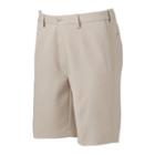 Men's Haggar Cool 18&reg; Pro Classic-fit Expandable-waist Stretch Performance Shorts, Size: 38, Lt Beige