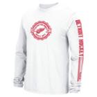 Men's Reebok Detroit Red Wings Icon Long-sleeve Tee, Size: Small, White