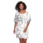 Women's Apt. 9&reg; Flutter Shift Dress, Size: Xl, White