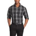 Men's Chaps Classic-fit Stretch Button-down Shirt, Size: Xxl, Black