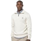 Big & Tall Chaps Classic-fit Quarter-zip Sweater, Men's, Size: Xl Tall, Natural