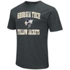 Men's Campus Heritage Georgia Tech Yellow Jackets Charcoal Tee, Size: Xl, Black