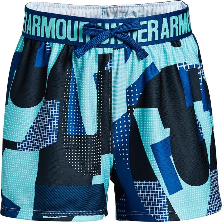Girls 7-16 Under Armour Play Up Printed Shorts, Size: Xl, Med Blue