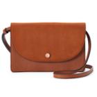 Lc Lauren Conrad Zinnia Crossbody Bag, Women's, Med Brown