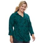 Plus Size Sonoma Goods For Life&trade; Utility Tunic, Women's, Size: 1xl, Dark Blue