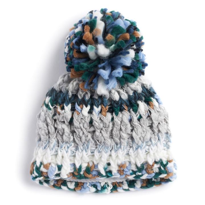 Women's Sonoma Goods For Life&trade; Chunky Deconstructed Knit Beanie, Dark Blue