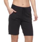 Petite Tek Gear&reg; Drawstring Bermuda Shorts, Women's, Size: M Petite, Black