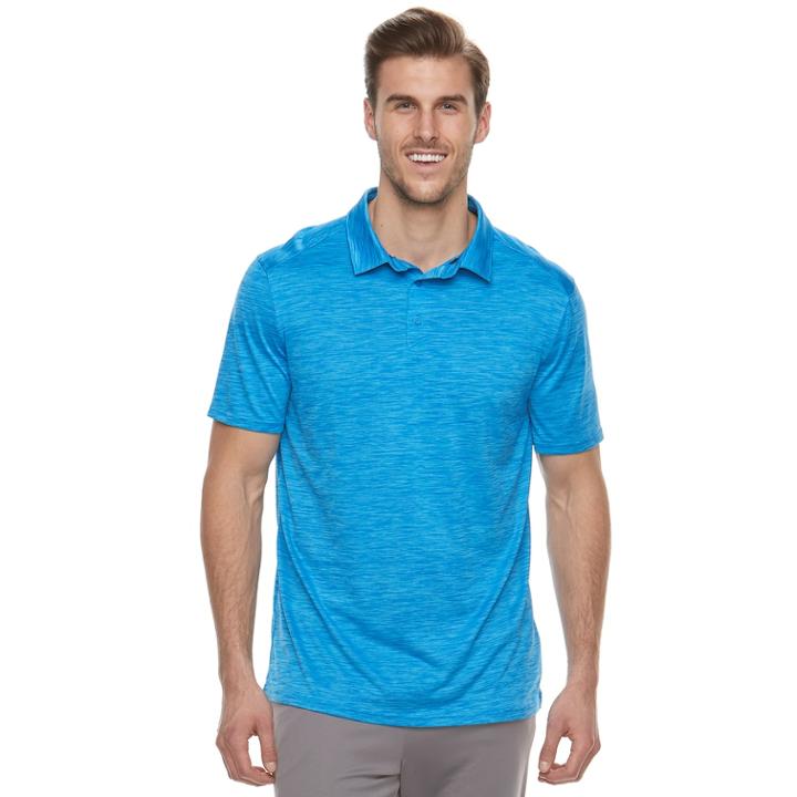 Big & Tall Tek Gear&reg; Dry Tek Regular-fit Performance Polo, Men's, Size: Xl Tall, Blue (navy)