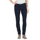 Dickies Slim Fit Skinny Jeans - Women's, Size: 0, Red Overfl