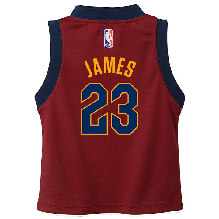 Boys 4-7 Cleveland Cavaliers Road Lebron James Replica Jersey, Size: M 5-6, Red Other