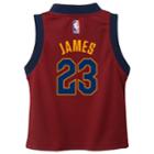 Boys 4-7 Cleveland Cavaliers Road Lebron James Replica Jersey, Size: M 5-6, Red Other