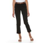 Petite Gloria Vanderbilt Stefania Slim Fit Ankle Jeans, Women's, Size: 6 Petite, Black