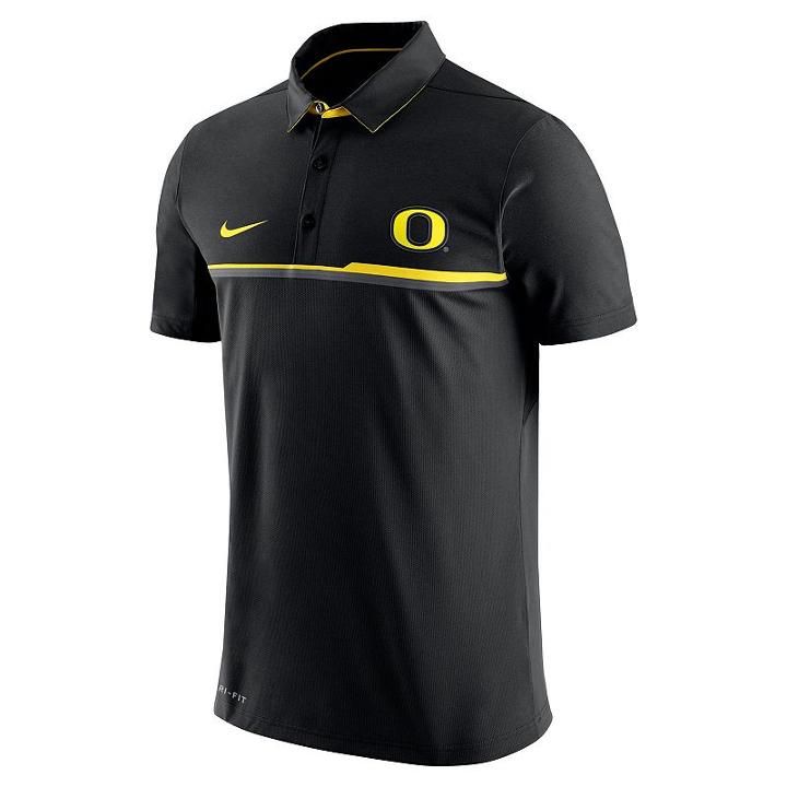 Men's Nike Oregon Ducks Elite Coaches Dri-fit Performance Polo, Size: Xl, Ovrfl Oth