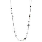 Simply Vera Vera Wang Mixed Bead & Disc Long Necklace, Women's, Multicolor