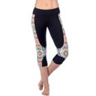 Women's Pl Movement By Pink Lotus Unleash Yoga Capri Leggings, Size: Medium, Ovrfl Oth