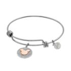 Disney's Mickey Mouse Crystal Bangle Bracelet By Love This Life, Women's, White