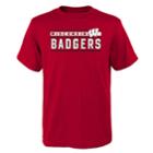 Boys' 4-18 Wisconsin Badgers Regeneration Tee, Size: 12-14, Dark Red
