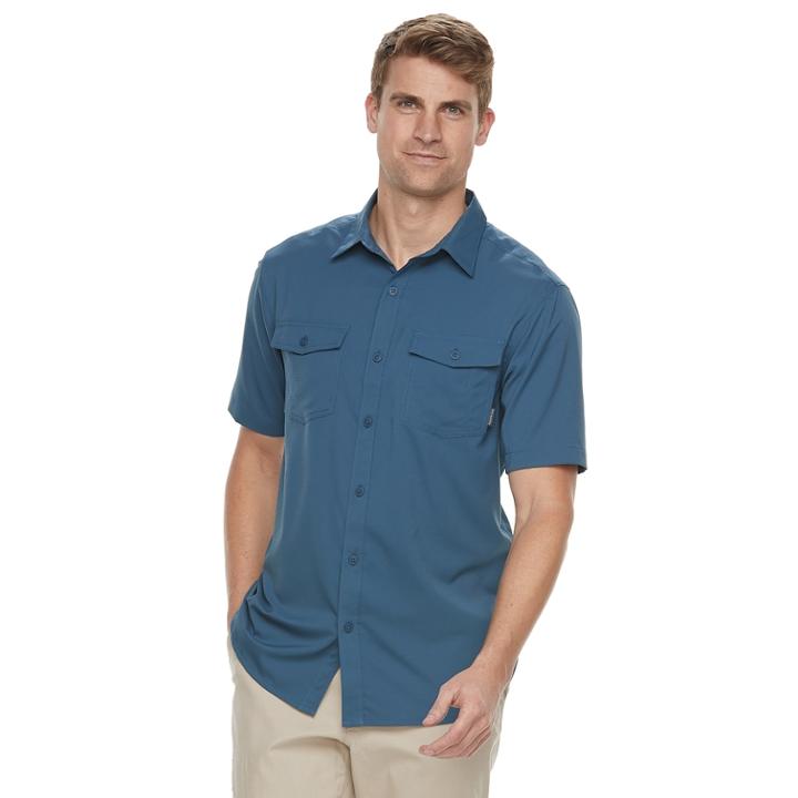 Men's Columbia Omni-wick Pacific Breeze Button-down Shirt, Size: Xxl, Purple
