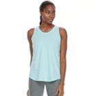 Women's Tek Gear&reg; Jersey Racerback Tank, Size: S Tall, Turquoise/blue (turq/aqua)