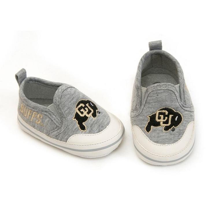 University Of Colorado Buffaloes Ncaa Crib Shoes - Baby, Infant Unisex, Size: 0-3 Months, Black