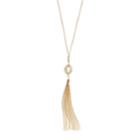 Lc Lauren Conrad Caged Tassel Necklace, Women's, Gold