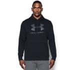 Men's Under Armour Rival Graphic Hoodie, Size: Large, Black